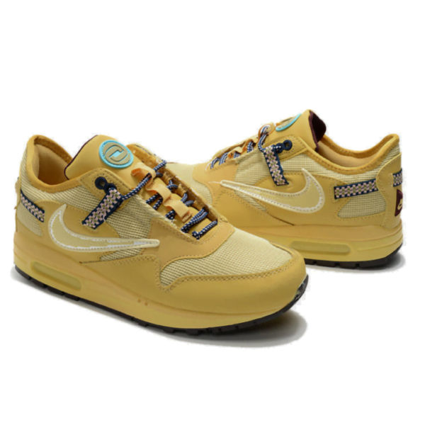 Air Max 1 Travis Scott Cactus Jack Saturn Gold Sneaker (Unisex) - Image 2