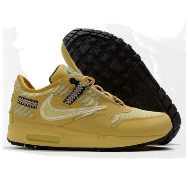 Air Max 1 Travis Scott Cactus Jack Saturn Gold Sneaker (Unisex) - Image 3