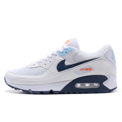Air Max 90 Navy-Accented Sneaker (Unisex) (Up to Size 12)