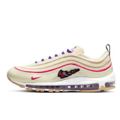 Air Max 97 Air Sprung Sail Pink Purple Sneaker (Unisex)