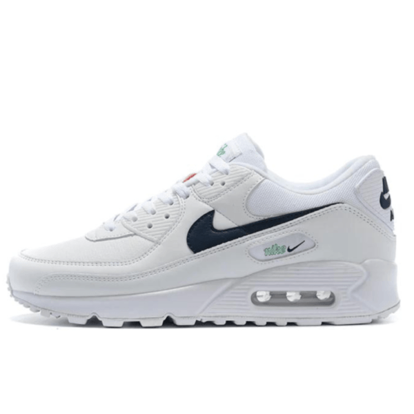 Air Max 90 White Thunder Blue Sneaker (Unisex) (Up to Size 12)