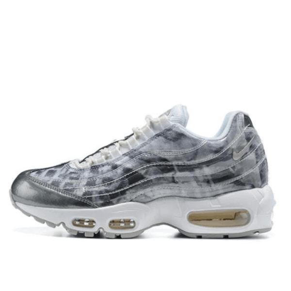 Air Max 95 Footprint White Sneaker (Unisex) (Up to Size 12)