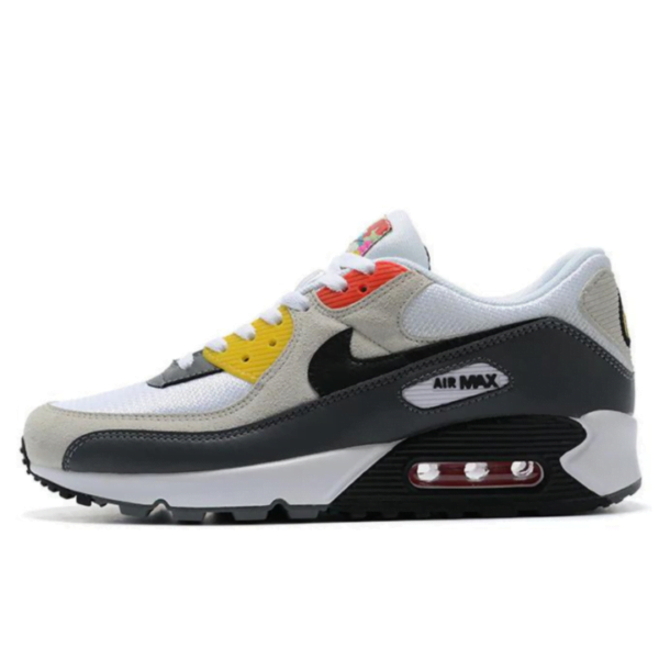 Air Max 90 Premium "Peace & Love" White-Black-Dust Sneaker (Unisex) (Up to Size 12)