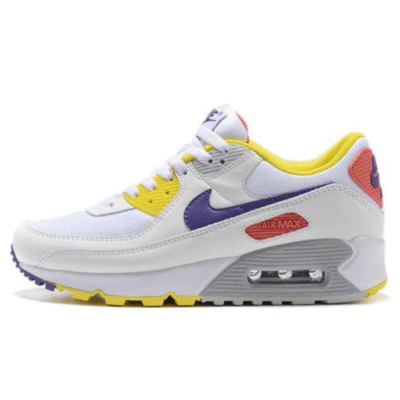 Ladies Air Max 90 White Gold Sneaker