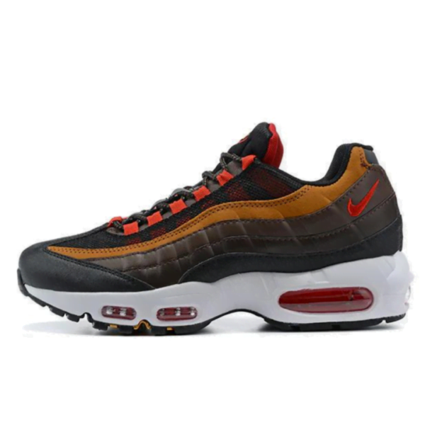 Air Max 95 Yukon Brown University Red Sneaker (Unisex) (Up to Size 12)