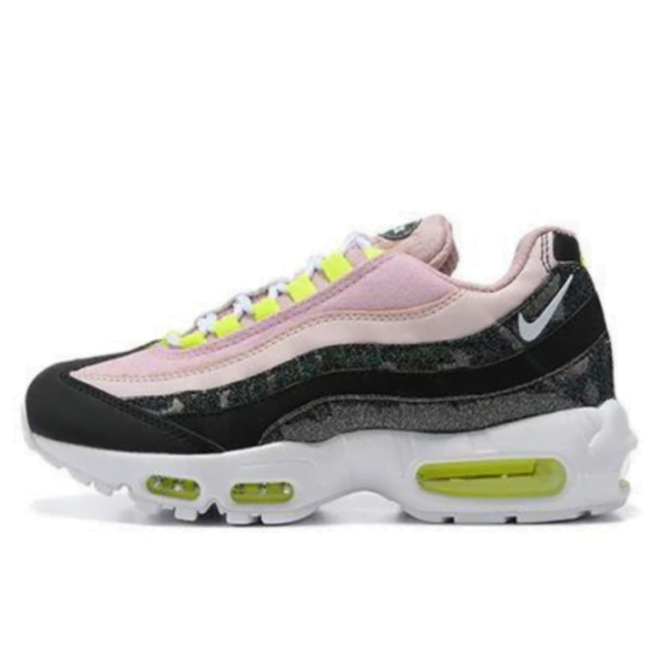 Ladies Air Max 95 Pink Glitter Sneaker