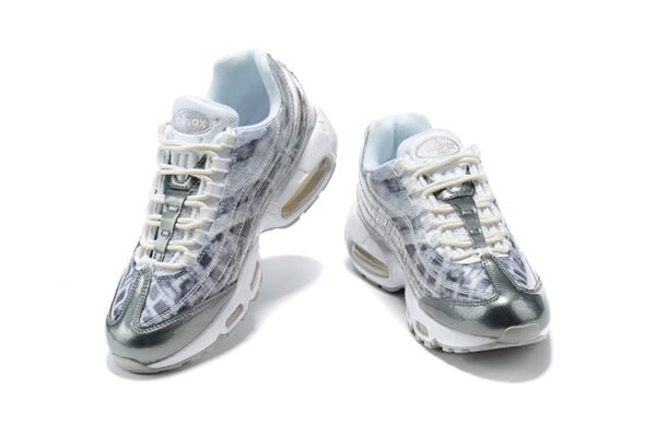 Air Max 95 Footprint White Sneaker (Unisex) (Up to Size 12)