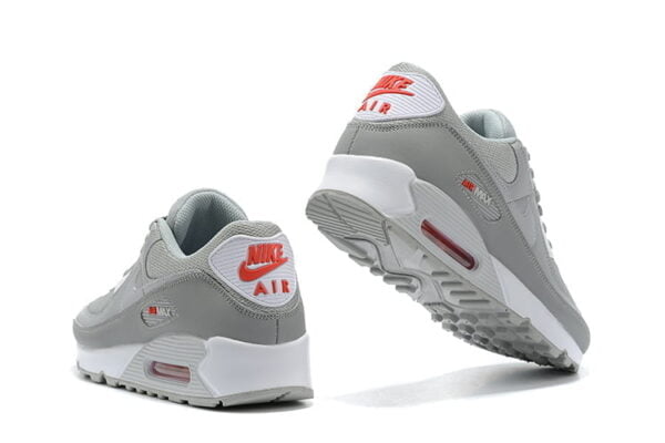 Air Max 90 Grey Red Sneaker (Unisex) (Up to Size 12)