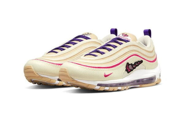 Air Max 97 Air Sprung Sail Pink Purple Sneaker (Unisex)