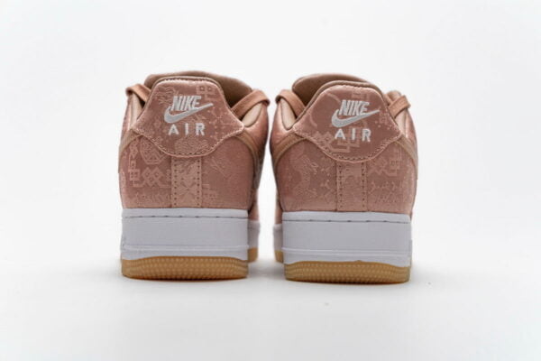 Air Force 1 Low Clot Rose Gold Silk Sneaker (Unisex) (Up to Size 12)