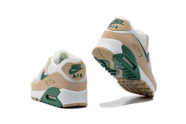 Ladies Air Max 90 Light Bone Dutch Green Sneaker