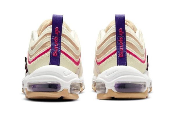 Air Max 97 Air Sprung Sail Pink Purple Sneaker (Unisex)