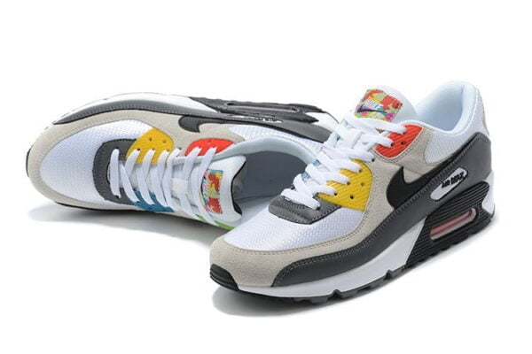 Air Max 90 Premium "Peace & Love" White-Black-Dust Sneaker (Unisex) (Up to Size 12)