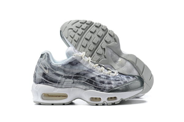 Air Max 95 Footprint White Sneaker (Unisex) (Up to Size 12)