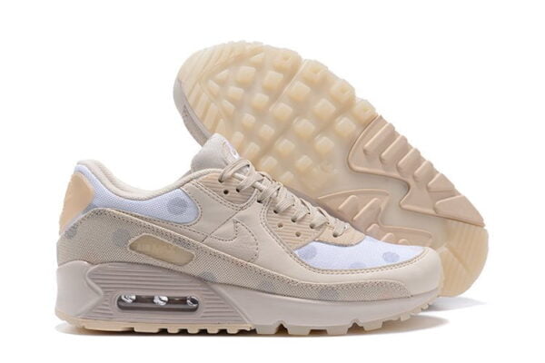 Ladies Air Max 90 Shimmer Polka Dot Sand Sneaker