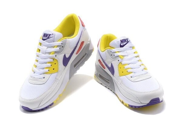 Ladies Air Max 90 White Gold Sneaker