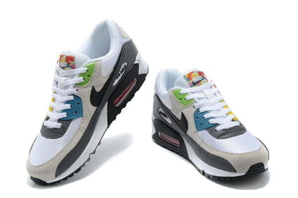 Air Max 90 Premium "Peace & Love" White-Black-Dust Sneaker (Unisex) (Up to Size 12)