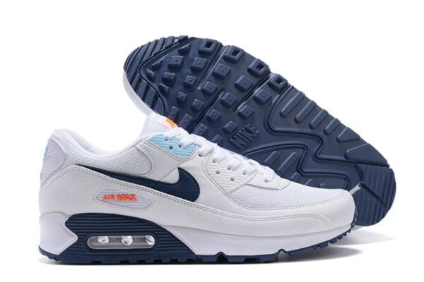 Air Max 90 Navy-Accented Sneaker (Unisex) (Up to Size 12)