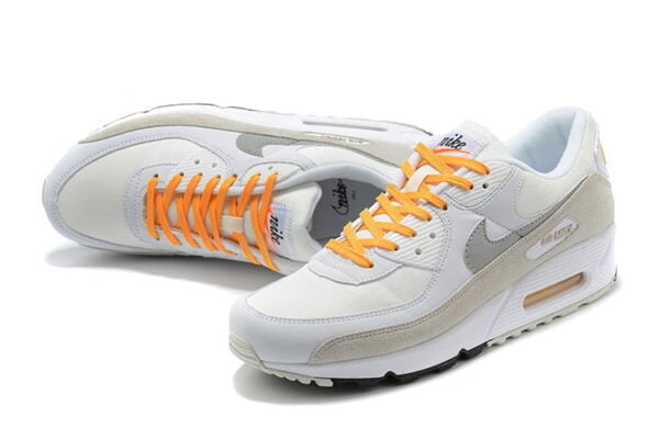 Air Max 90 Light Bone University Gold Sneaker (Unisex) (Up to Size 12)