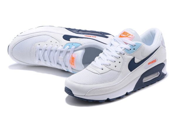 Air Max 90 Navy-Accented Sneaker (Unisex) (Up to Size 12)