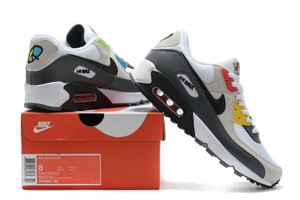 Air Max 90 Premium "Peace & Love" White-Black-Dust Sneaker (Unisex) (Up to Size 12)