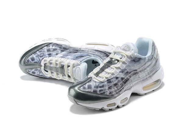 Air Max 95 Footprint White Sneaker (Unisex) (Up to Size 12)