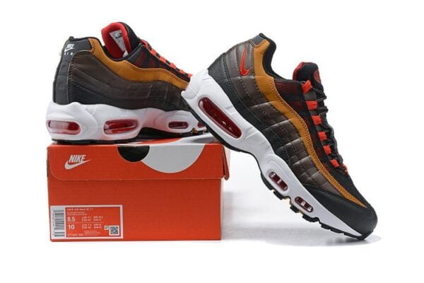 Air Max 95 Yukon Brown University Red Sneaker (Unisex) (Up to Size 12)