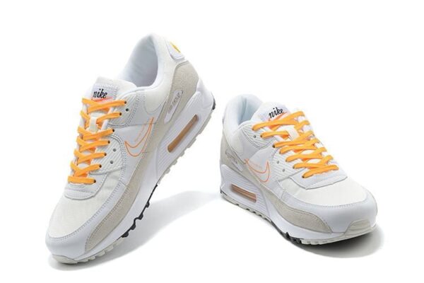 Air Max 90 Light Bone University Gold Sneaker (Unisex) (Up to Size 12)