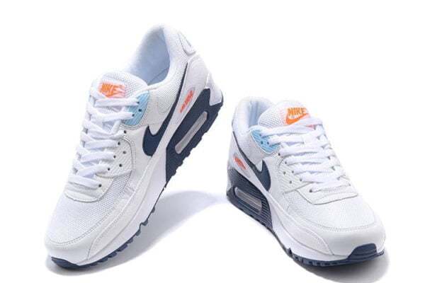 Air Max 90 Navy-Accented Sneaker (Unisex) (Up to Size 12)