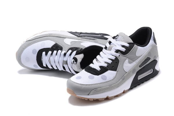 Ladies Air Max 90 White Polka Dot Sneaker