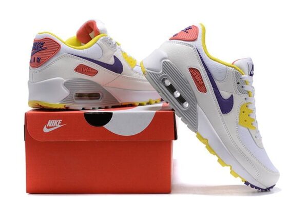 Ladies Air Max 90 White Gold Sneaker