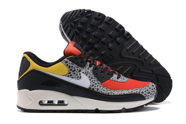 Air Max 90 SE Safari Chile Red Pollen Sneaker (Unisex) (Up to Size 12)