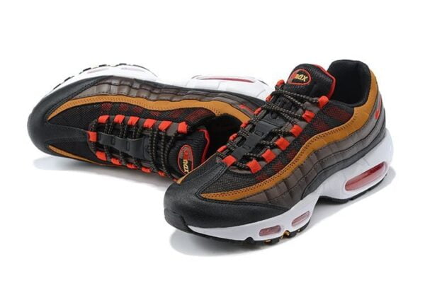 Air Max 95 Yukon Brown University Red Sneaker (Unisex) (Up to Size 12)