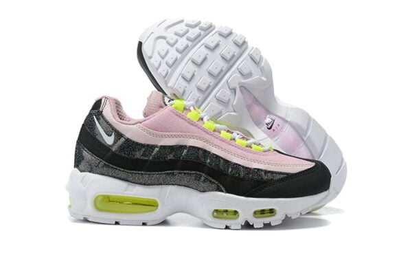 Ladies Air Max 95 Pink Glitter Sneaker