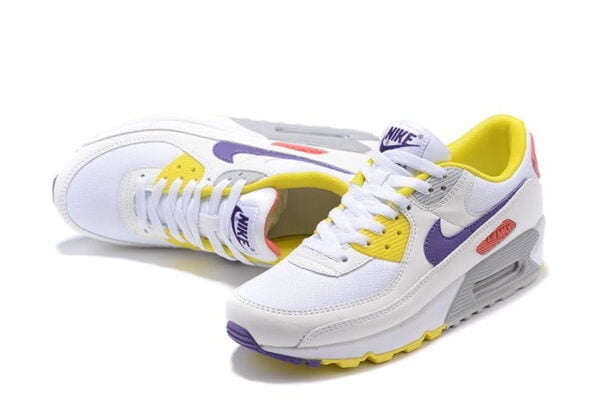 Ladies Air Max 90 White Gold Sneaker