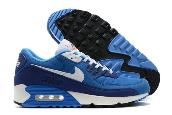 Air Max 90 SE First Use Signal Blue Sneaker (Unisex) (Up to Size 12)