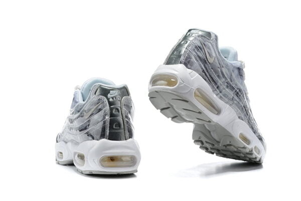 Air Max 95 Footprint White Sneaker (Unisex) (Up to Size 12)