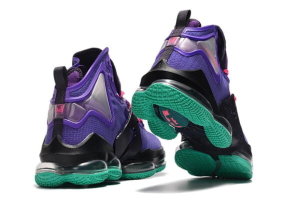 LeBron 19 Purple Teal Rainbow Shoe (Unisex)