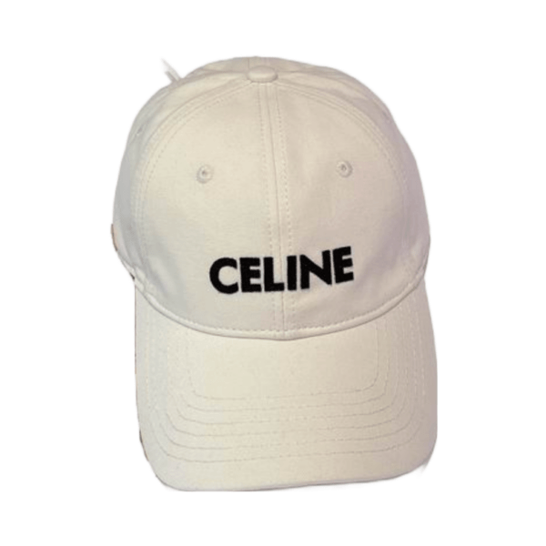 Celine Original Cotton Front Logo Adjustable Baseball Cap