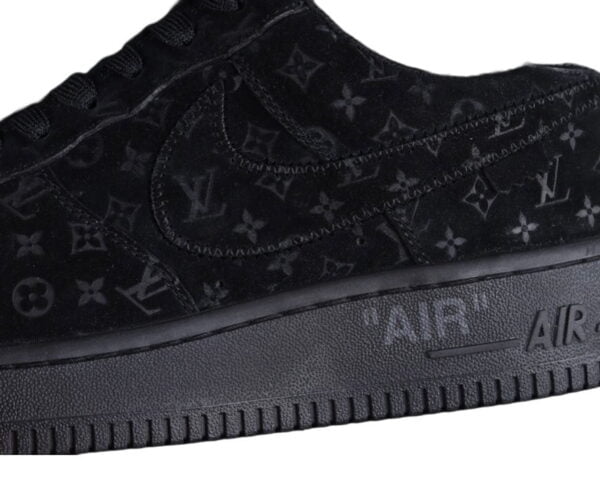 2022 Louis Vuitton x Air Force 1 Low Triple Black (Unisex)