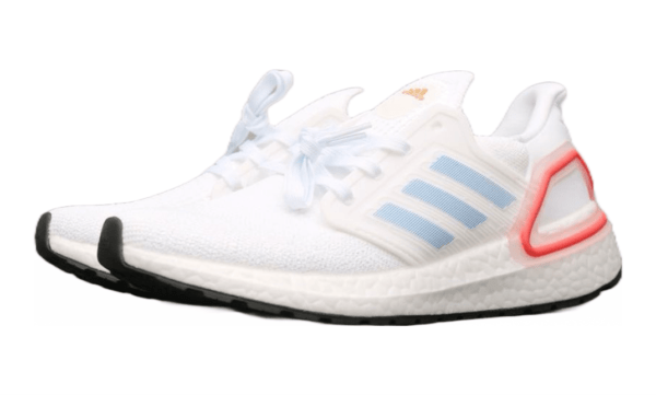 Ultra Boost 2.0 White Orange Sneaker (Unisex)