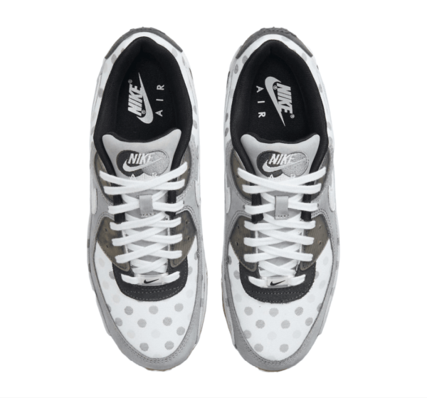 Air Max 90 White Polka Dot Sneaker (Unisex) (Up to Size 13)