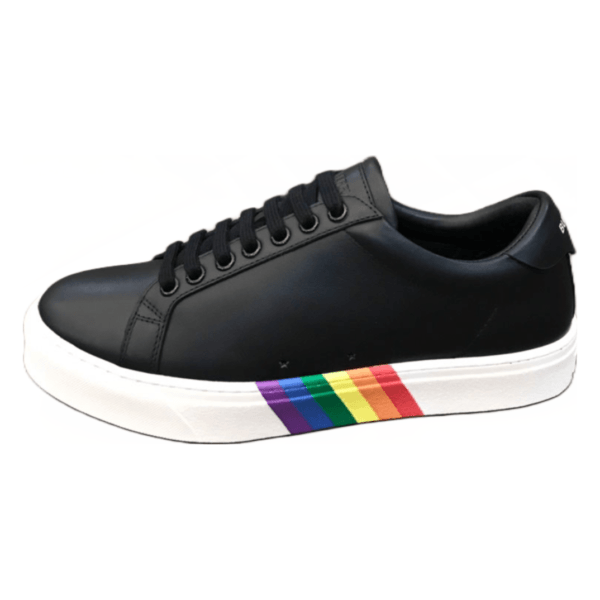 Burberry Leather Black Rainbow Shoe (Unisex)