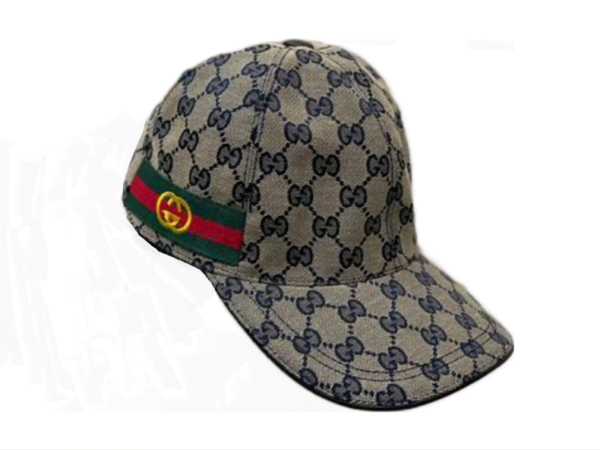 Gucci Original Beige GG Canvas Baseball Cap with Web 081824