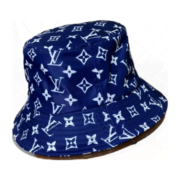 LV Monogram Blue Original Bucket Hat 081829