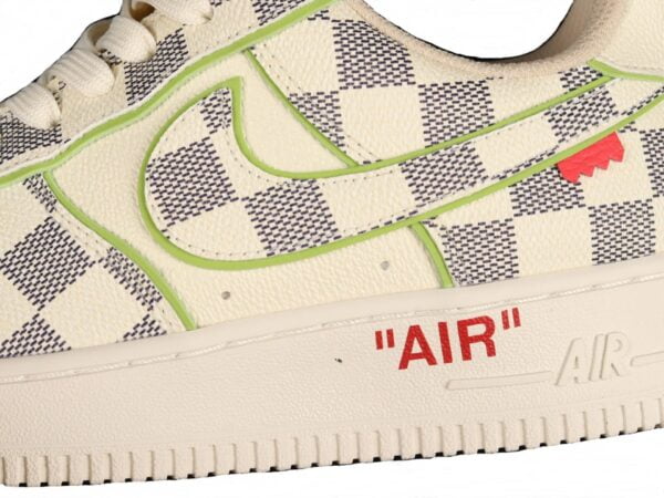 2022 Louis Vuitton x Air Force 1 Low White Checker (Unisex)