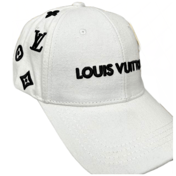 LV White Monogram Essential Cap 081029