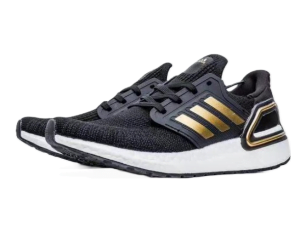 Ultra Boost 2.0 Black Gold White Sneaker (Unisex)