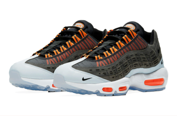 Air Max 95 Kim Jones Black Total Orange Sneaker (Unisex) (Up to Size 12)