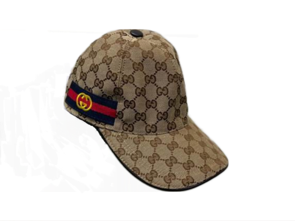 Gucci Original Ebony GG Canvas Baseball Cap with Web 081824